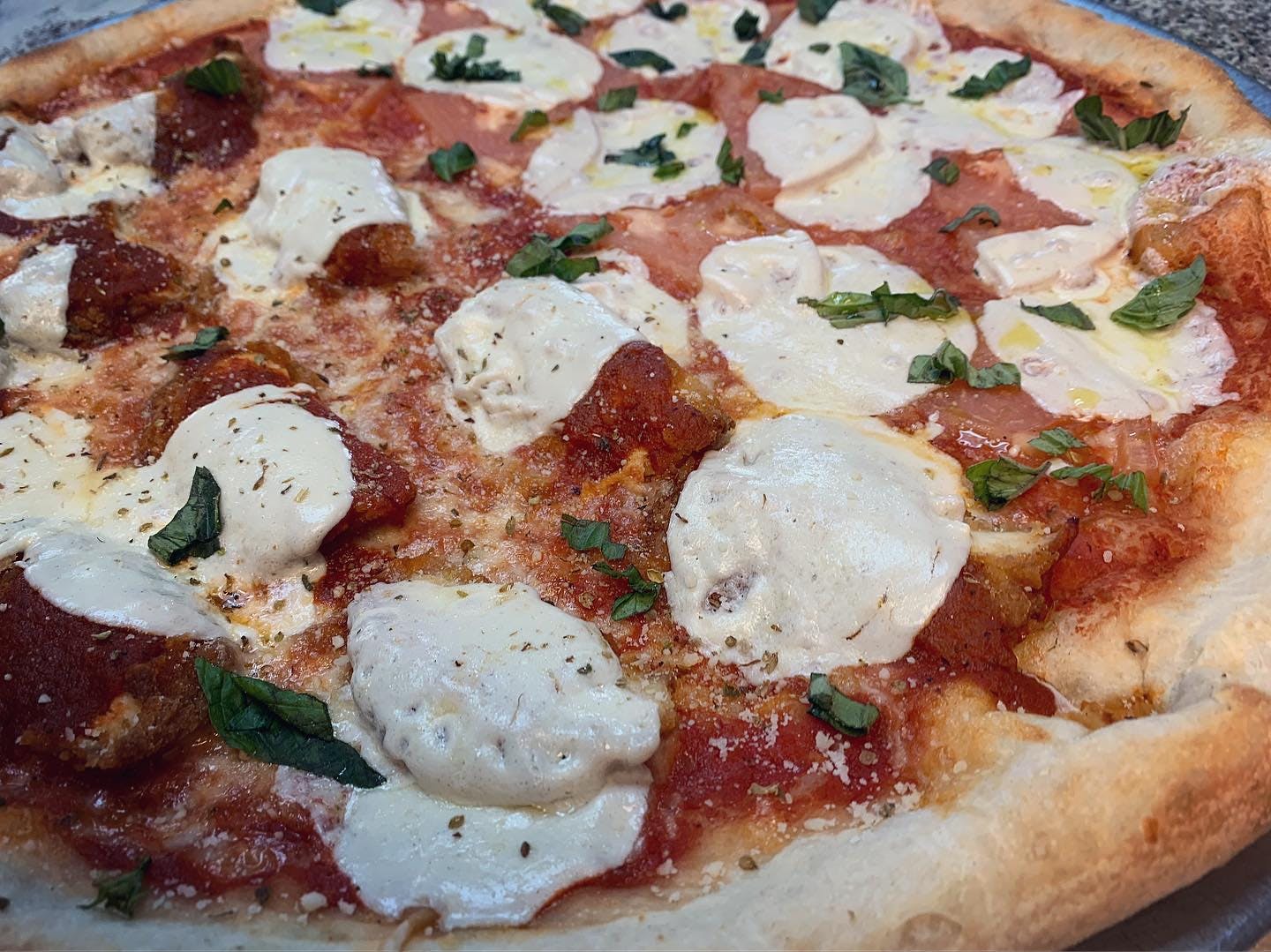 Order Margherita Pizza - Pizza food online from A G Pizza & Restaurant store, Newton on bringmethat.com
