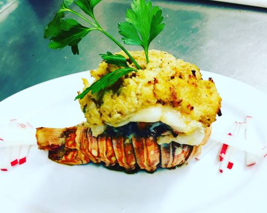 Order Stuffed Lobster Tail 8oz  food online from Brasil Paradise Grill store, New Jersey on bringmethat.com