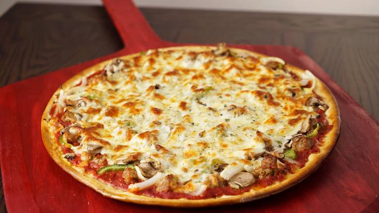 Order 18" Thin Crust food online from Papa Saverio's store, Elgin on bringmethat.com