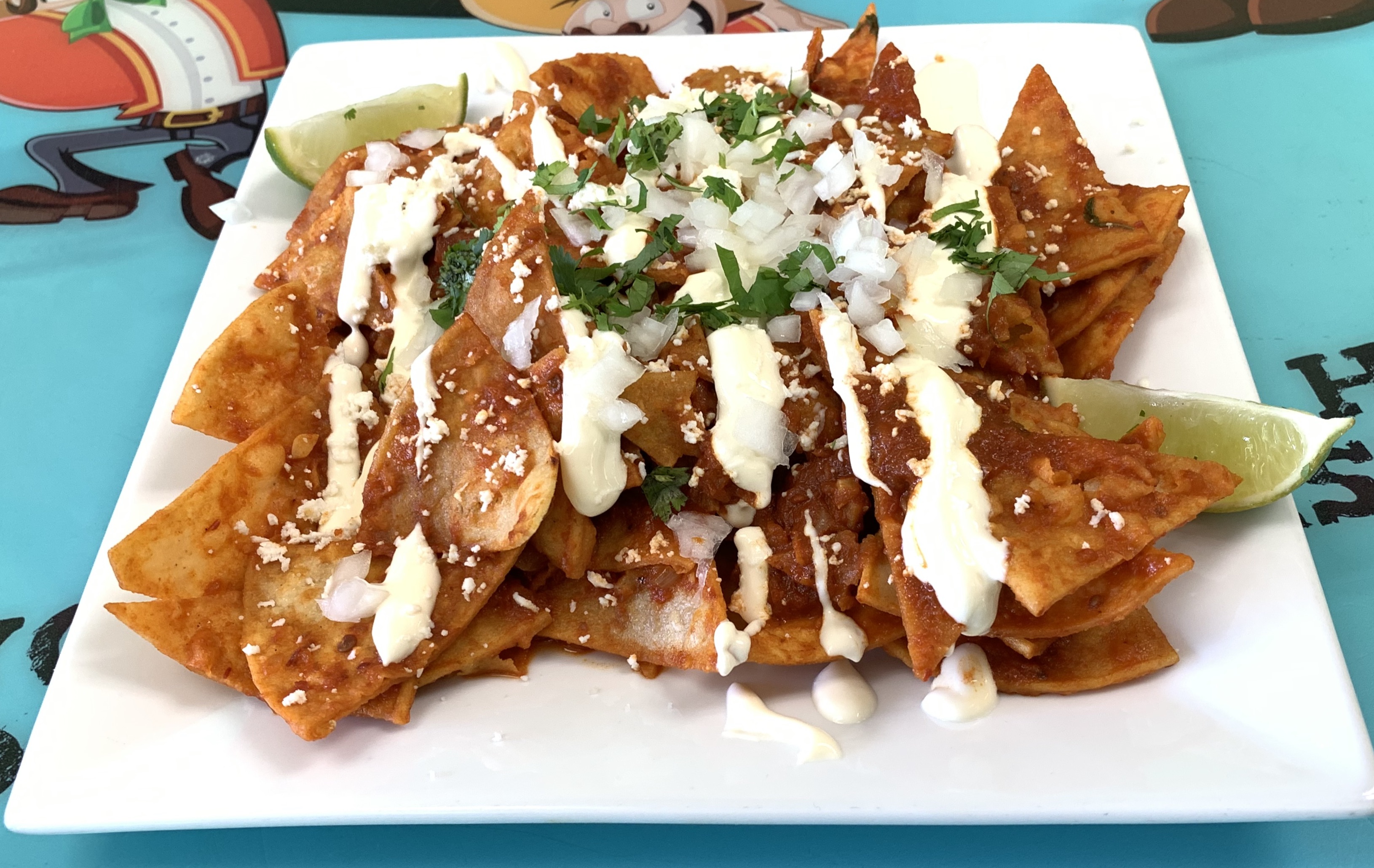 Order No Meat Chilaquiles food online from benji's taqueria mexican grill 2 store, Caldwell on bringmethat.com