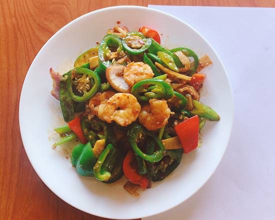 Order Jalapeno Shrimp food online from East China store, Aurora on bringmethat.com