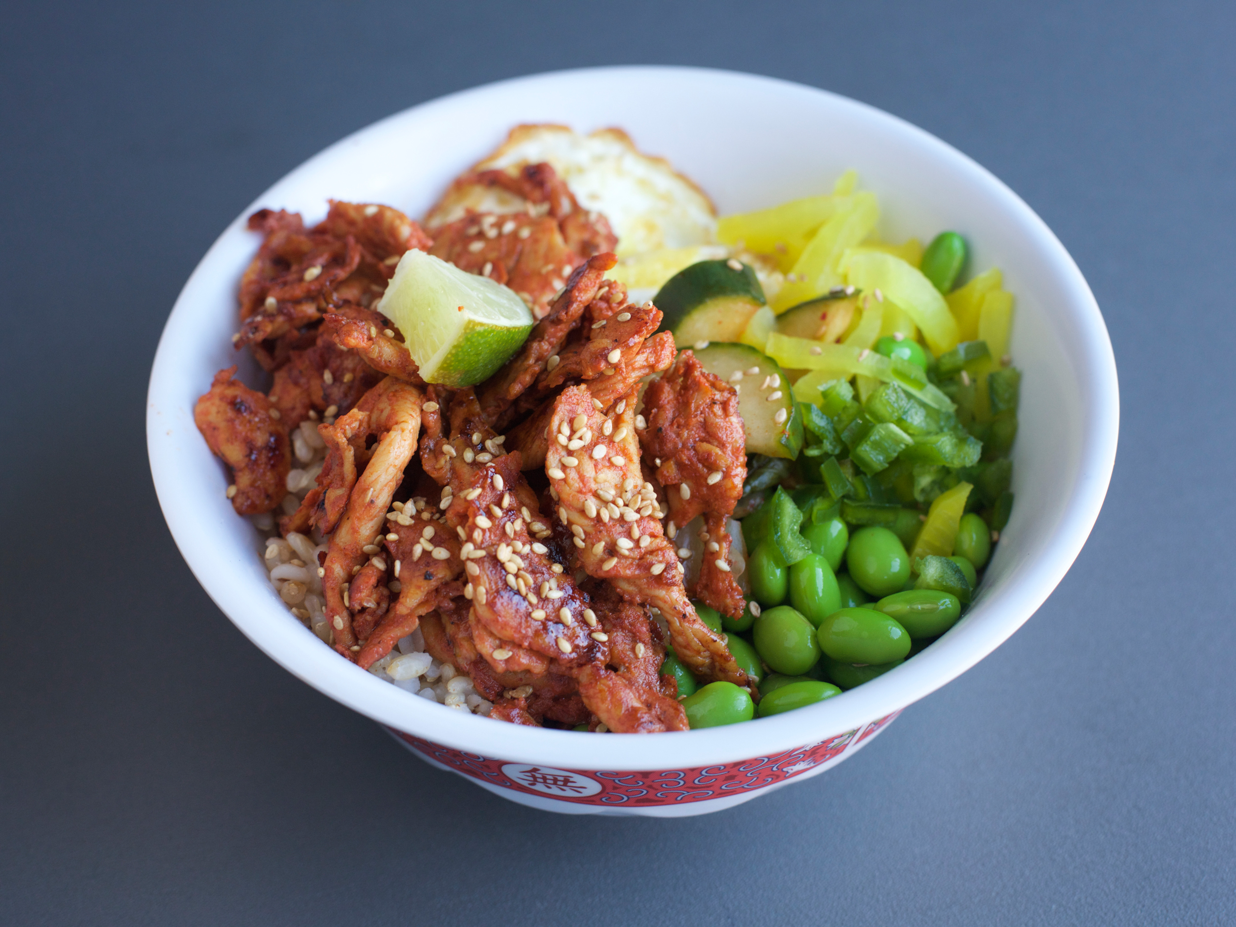 Order Korean Chili Chicken Bowl food online from BAB Korean Fusion store, Washington on bringmethat.com