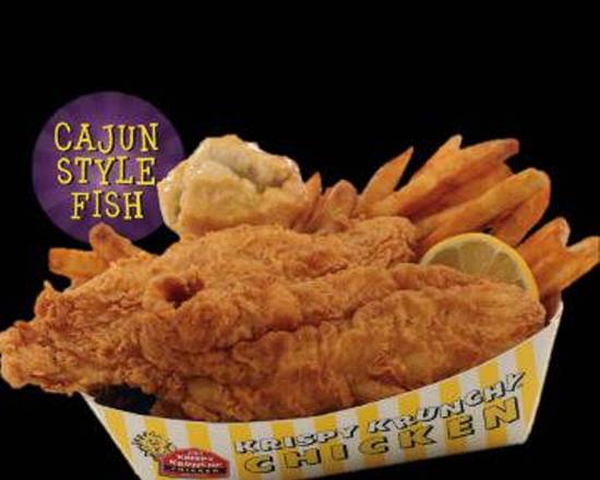 Order Cajun Style Fish Combo food online from Krispy Krunchy Chicken store, San Francisco on bringmethat.com