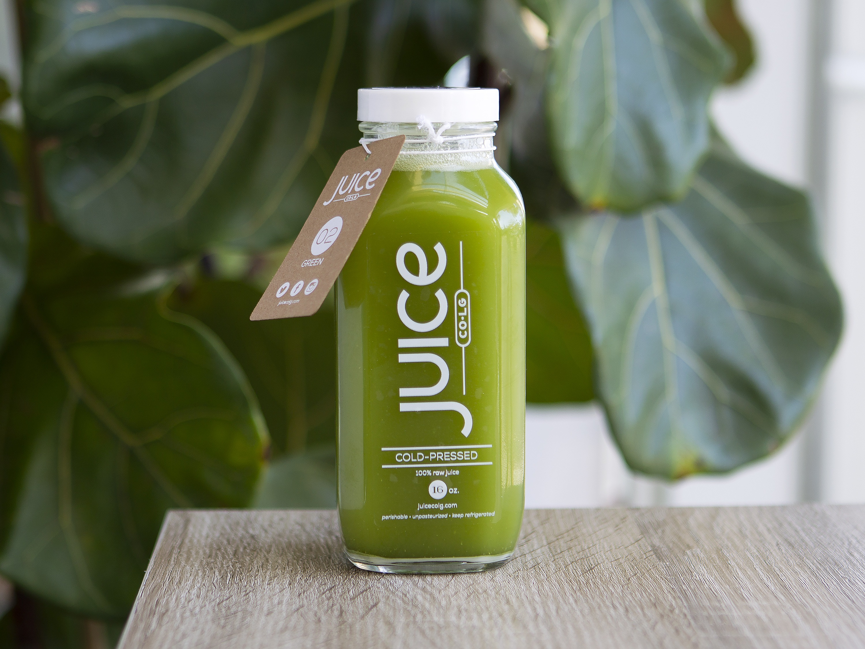 Order G02: Kale + Spinach + Cucumber + Celery + Kiwi food online from Juice Co. Lg store, Los Gatos on bringmethat.com