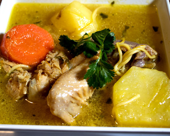 Order Sopa de Pollo food online from Versace Dominican Restaurant store, Lilburn on bringmethat.com