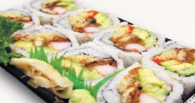 Order 123. Rochelle Roll Jumbo food online from Maguro Sushi House store, Rochelle Park on bringmethat.com