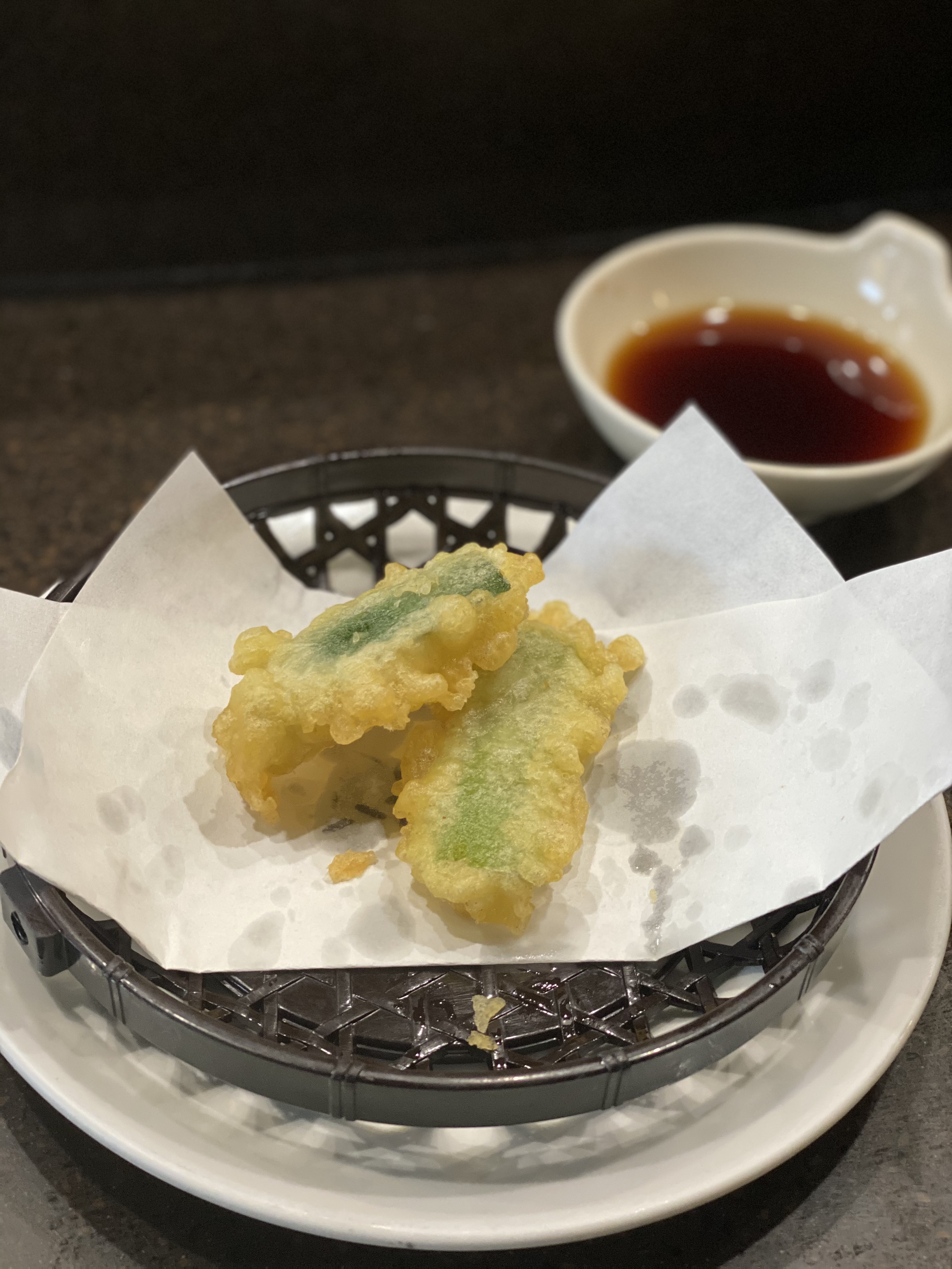 Order Zucchini Tempura food online from Kanpai Japanese Sushi Bar &amp; Gril store, Santa Monica on bringmethat.com
