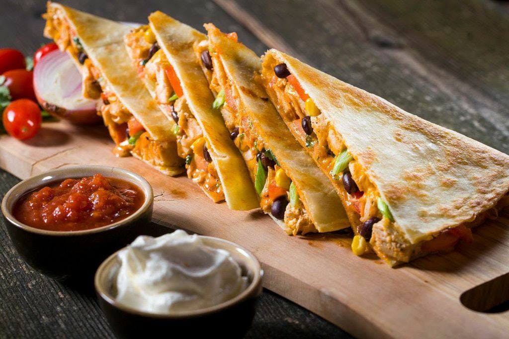 Order Chicken Quesadilla - Quesadilla food online from Pats Select Pizza | Grill store, Gloucester on bringmethat.com