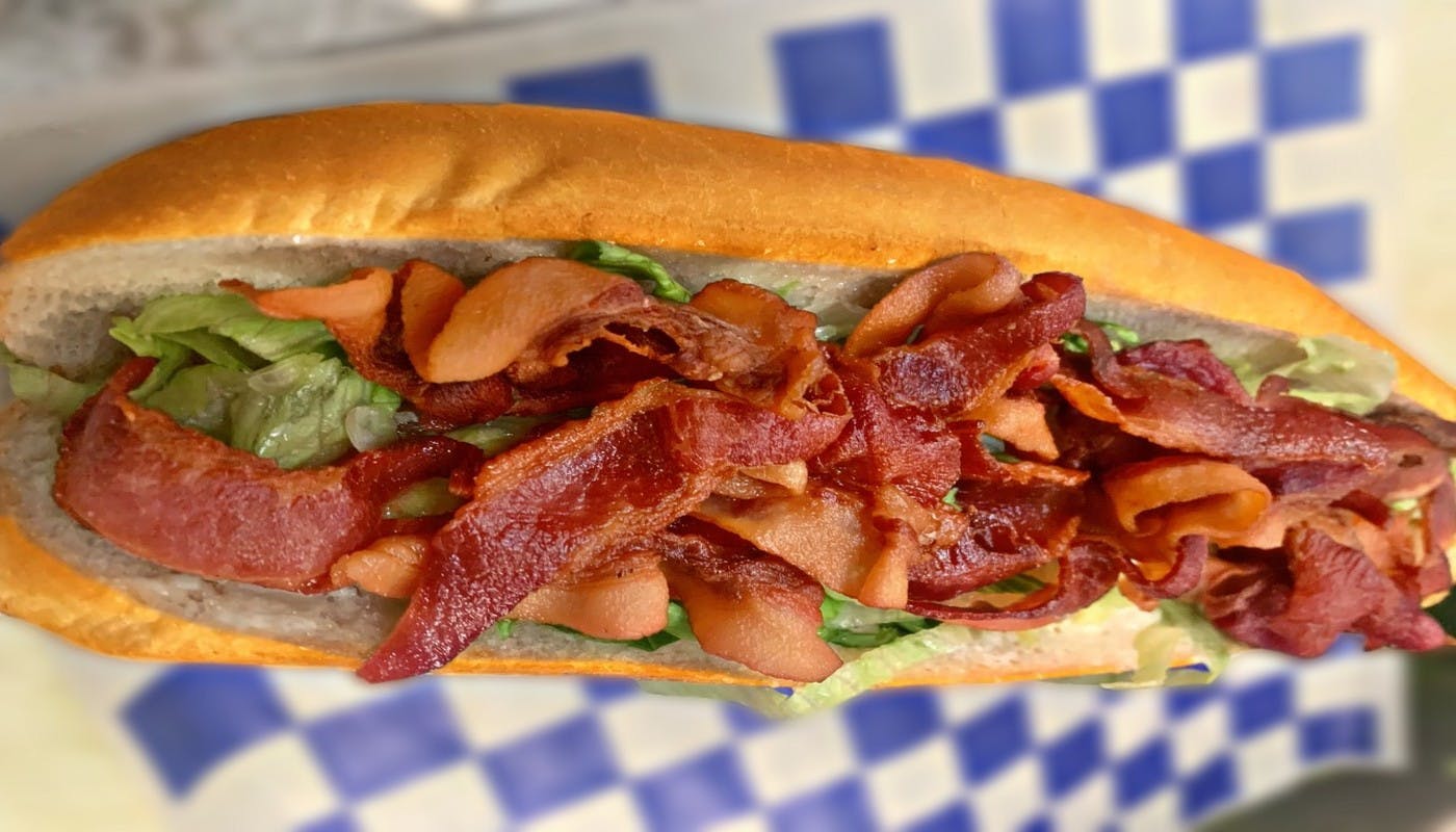 Order BLT Sub - Small 8" food online from Village Pizza and Seafood store, Pasadena on bringmethat.com