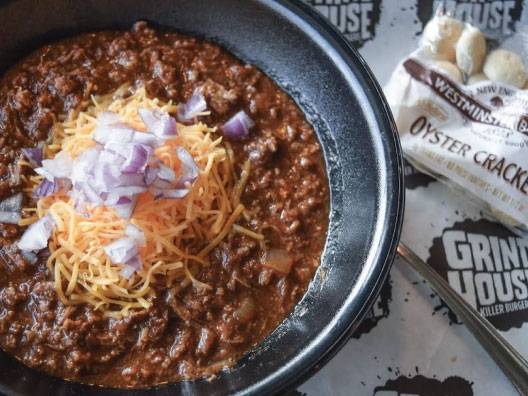 Order Cup Texas Style Chili food online from Grindhouse Killer Burgers store, Athens on bringmethat.com