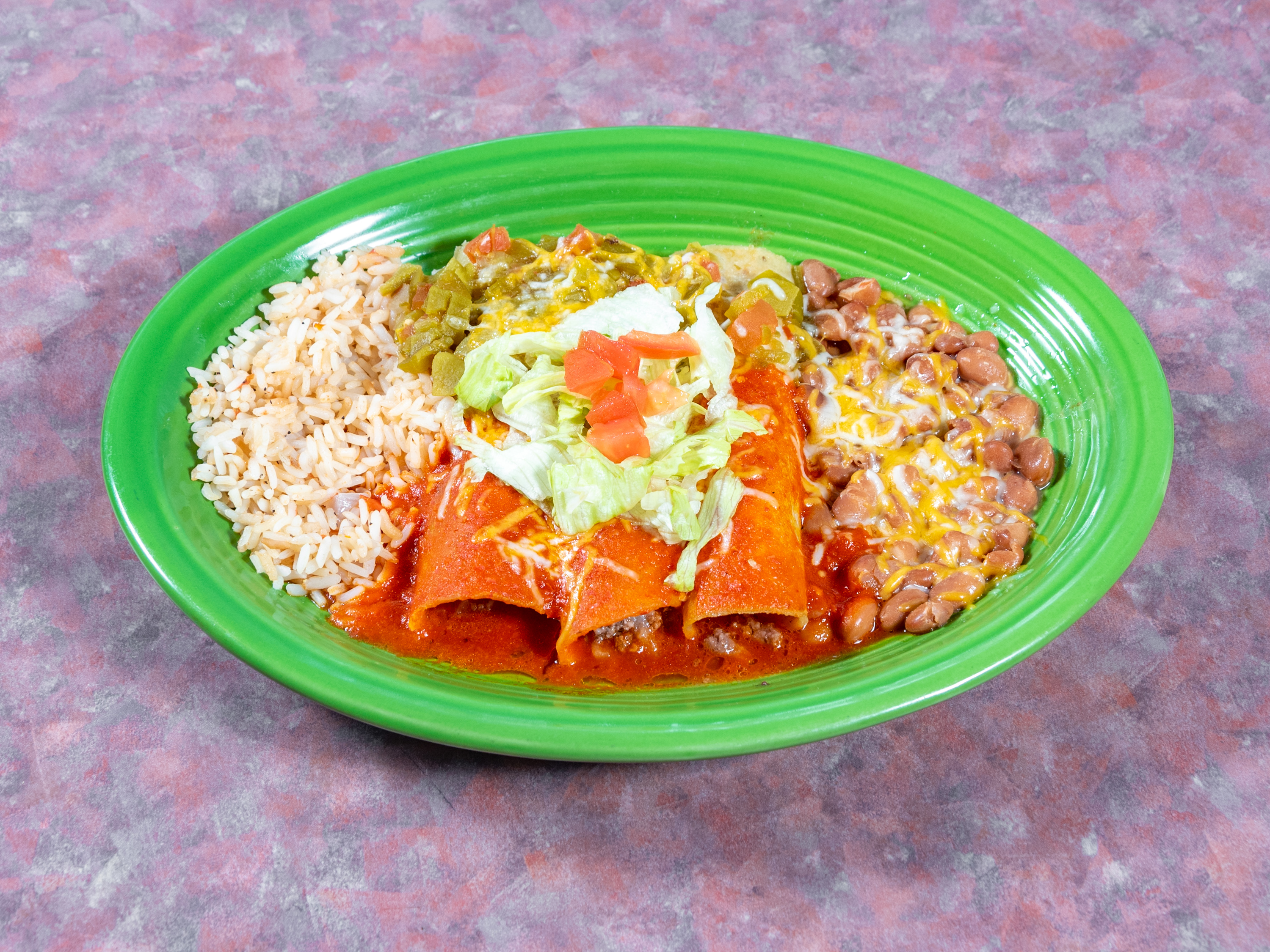 Order Enchiladas Cheese  food online from Cecilias Cafe store, albuquerque on bringmethat.com