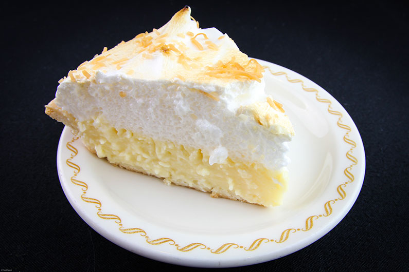 Order Coconut Meringue Pie food online from Tee Jaye Country Place store, Zanesville on bringmethat.com