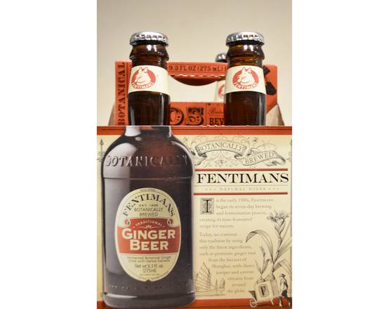 Order Fentiman's Ginger Beer (Non Alcoholic) 4-pack food online from Fair Mart store, Philadelphia on bringmethat.com