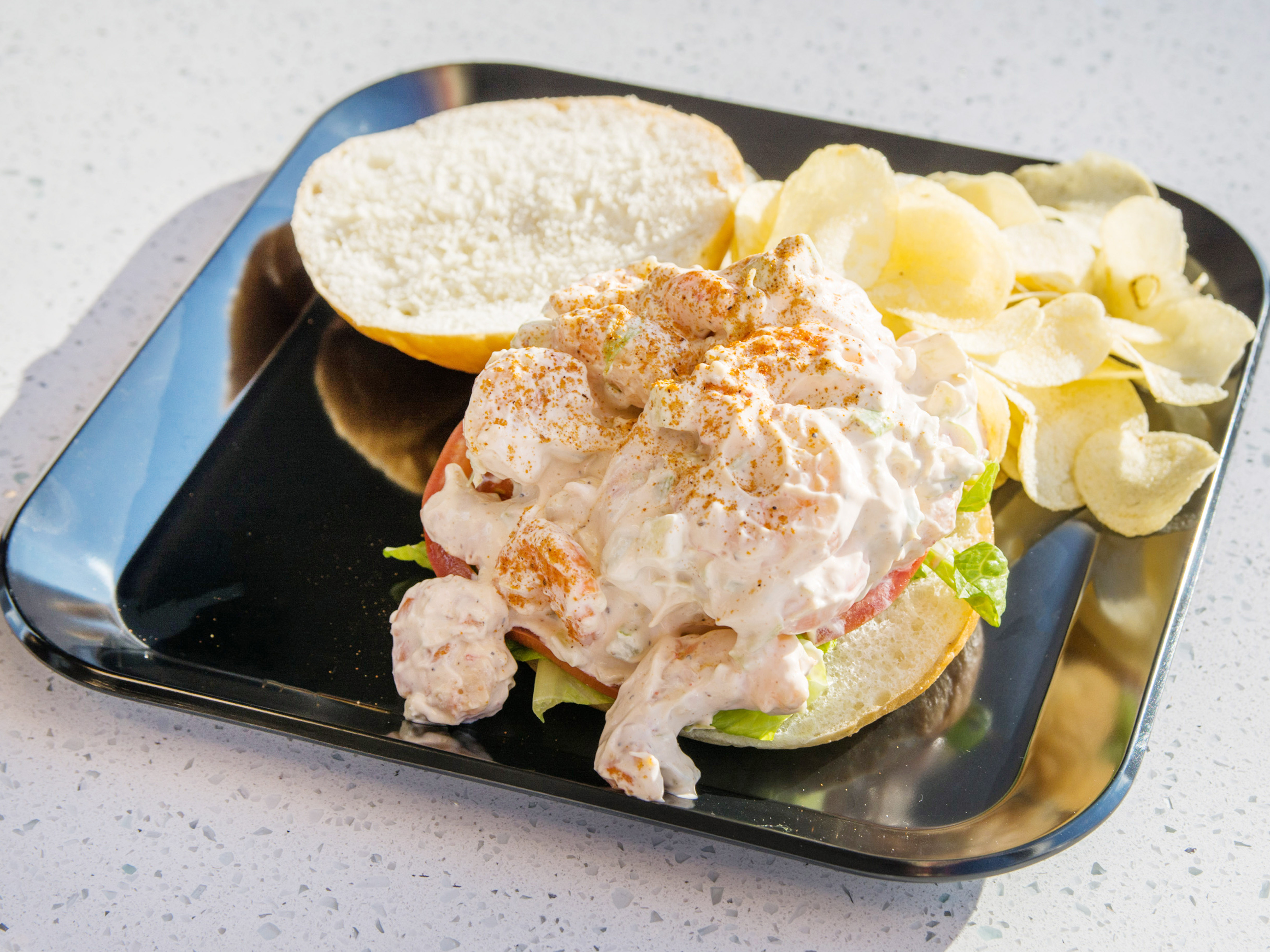 Order Shrimp Salad Sandwich food online from Chris Seafood store, Baltimore on bringmethat.com