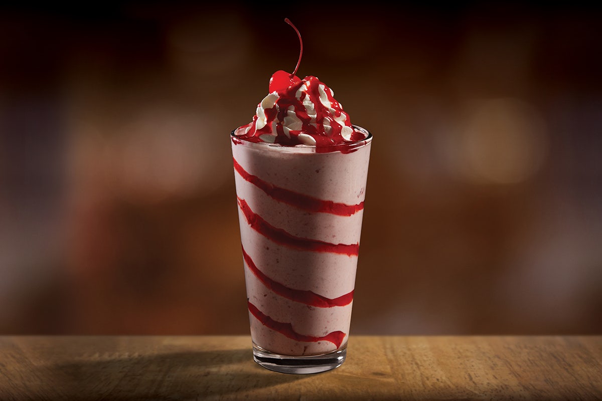 Order Strawberry Milkshake food online from Nathan's Famous store, Yonkers on bringmethat.com