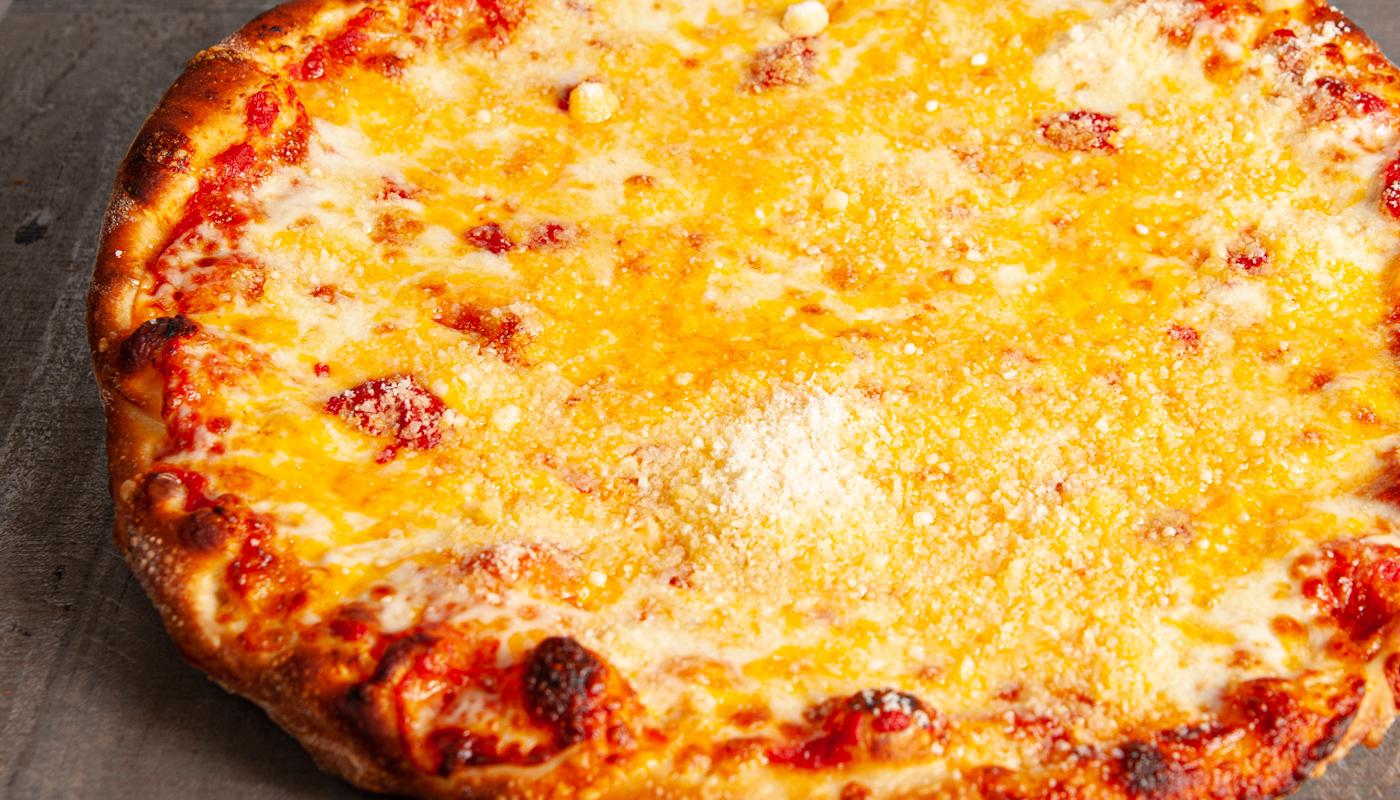 Order 12" 4 Cheese food online from Lucky Duck Pizza store, Waterford Township on bringmethat.com