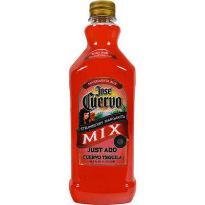 Order Jose Cuervo Strawberry Margarita Mix, 1.75L mixer food online from Mimi Liquor store, Joliet on bringmethat.com