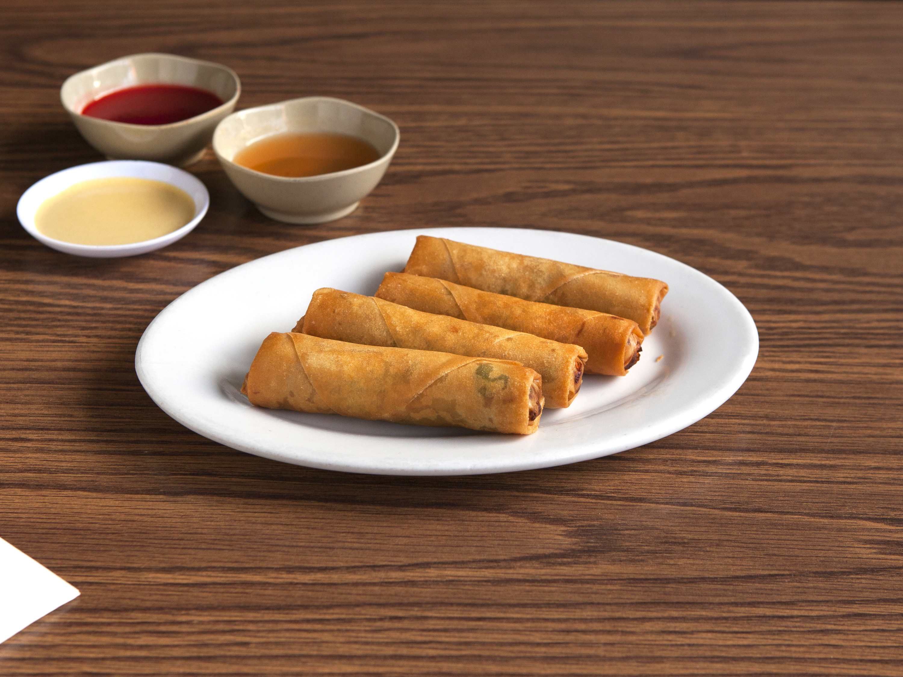 Order 4 Piece Crab Egg Roll food online from Kim's Restaurant store, Los Angeles on bringmethat.com