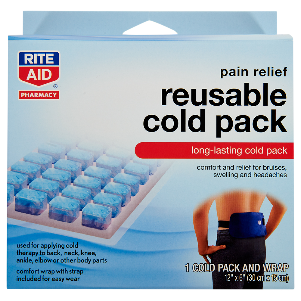 Order Rite Aid Reusable Ice Pack for Pain Relief, 12x6 in food online from Rite Aid store, Cathedral City on bringmethat.com