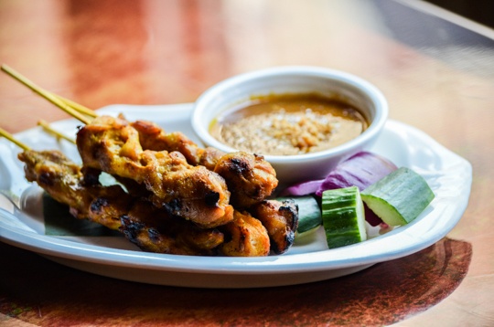 Order Malaysian Grilled Chicken Satay food online from Satay Club store, Washington on bringmethat.com