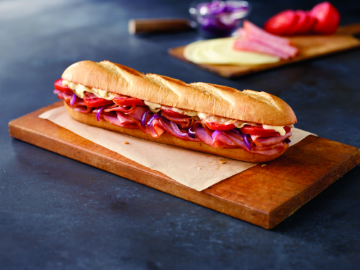 Order Ham and Cheese Sub food online from Marcos Pizza store, Mooresville on bringmethat.com