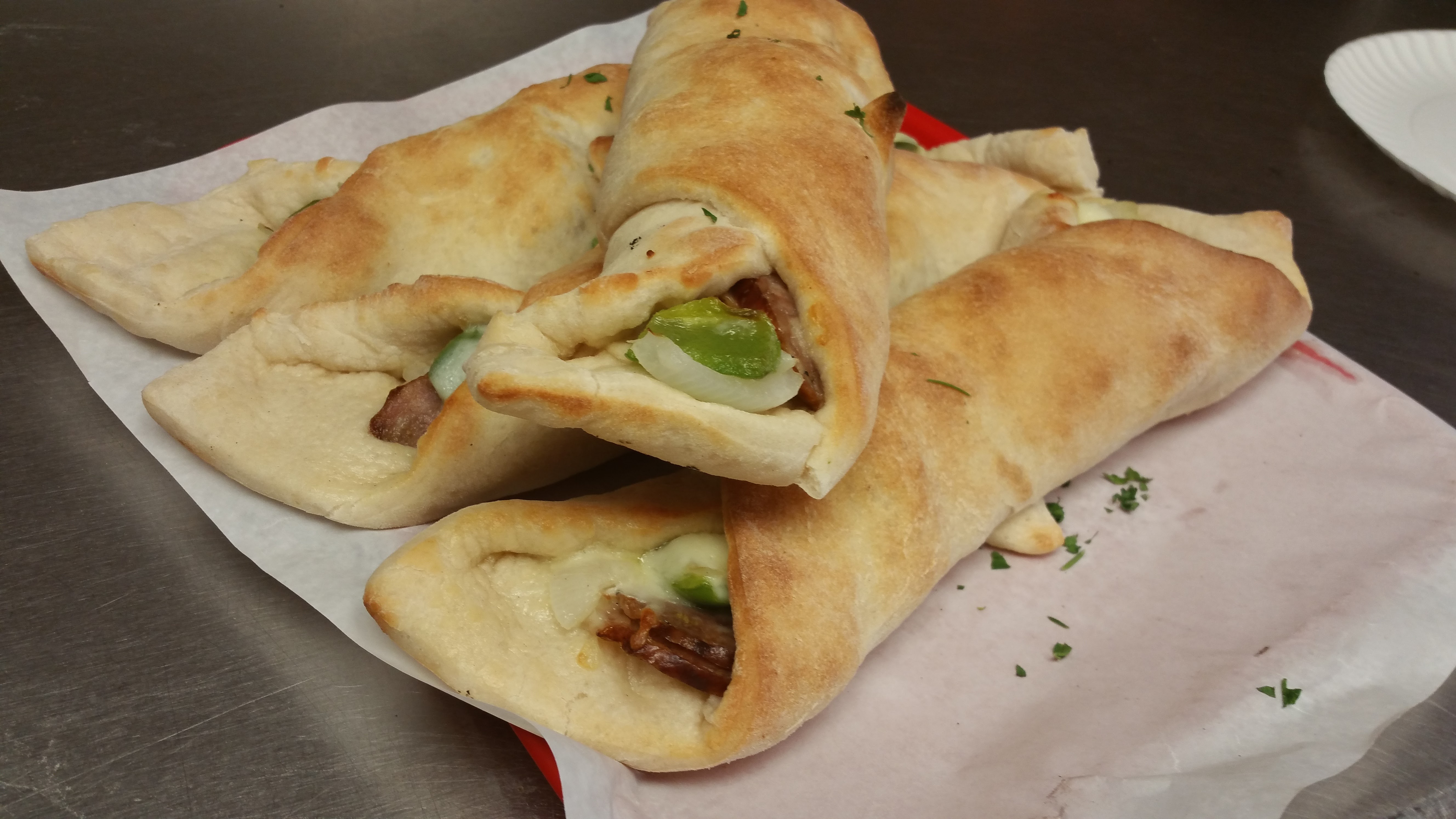 Order Sausage and Peppers roll food online from Pizzarelli's Pizza store, Scarsdale on bringmethat.com