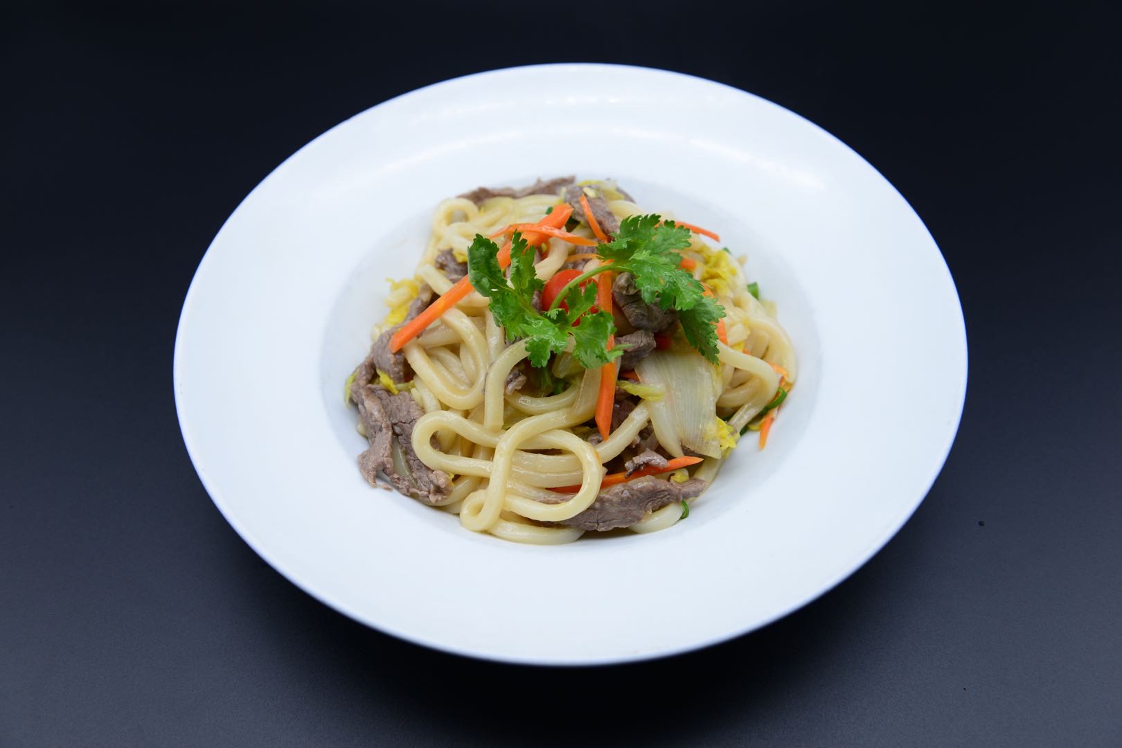Order Beef yaki udon  food online from Sushi Palace store, Somerville on bringmethat.com
