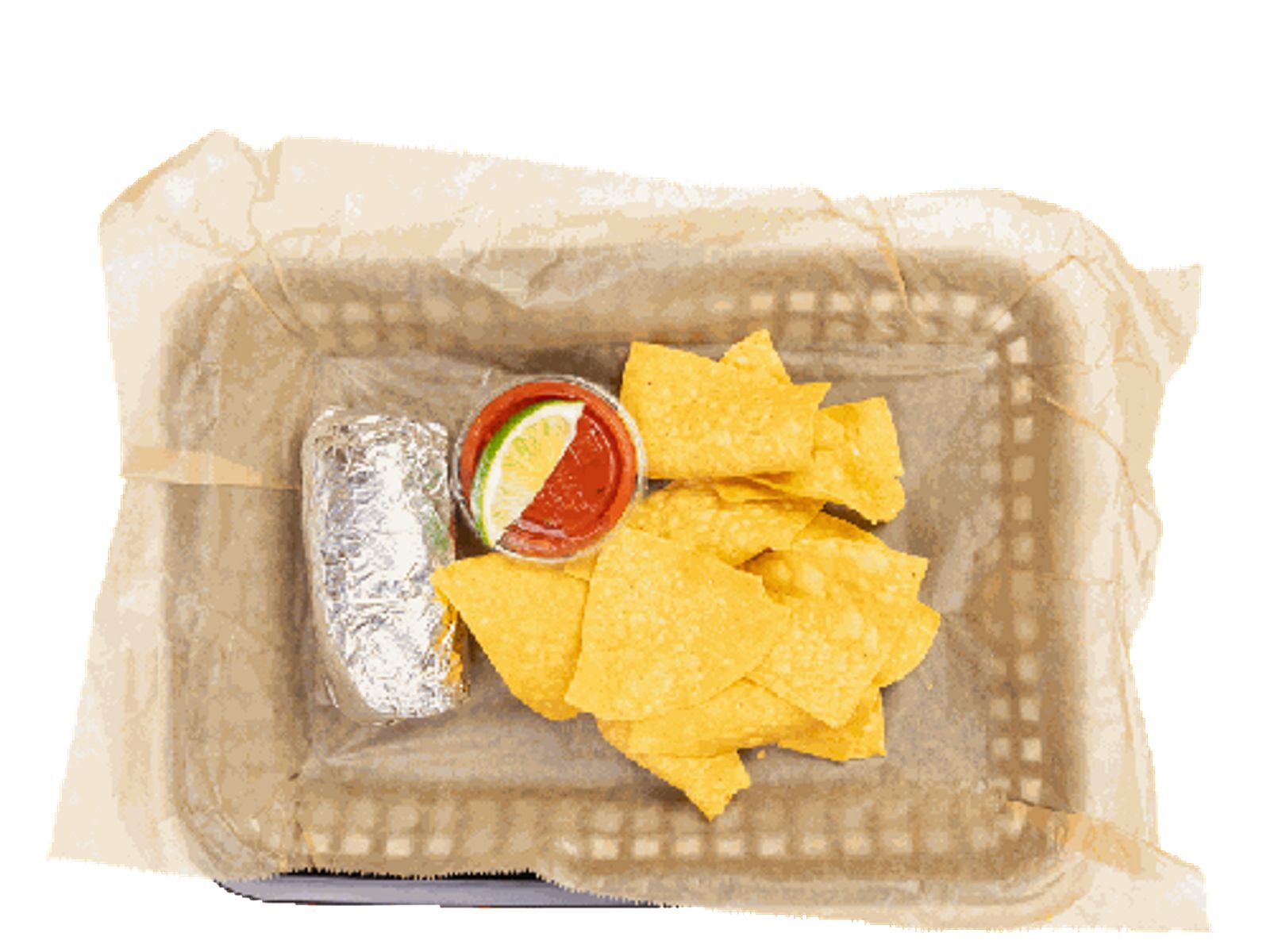Order Kids Burrito food online from Salsa Fresca Mexican Grill store, Cross River on bringmethat.com