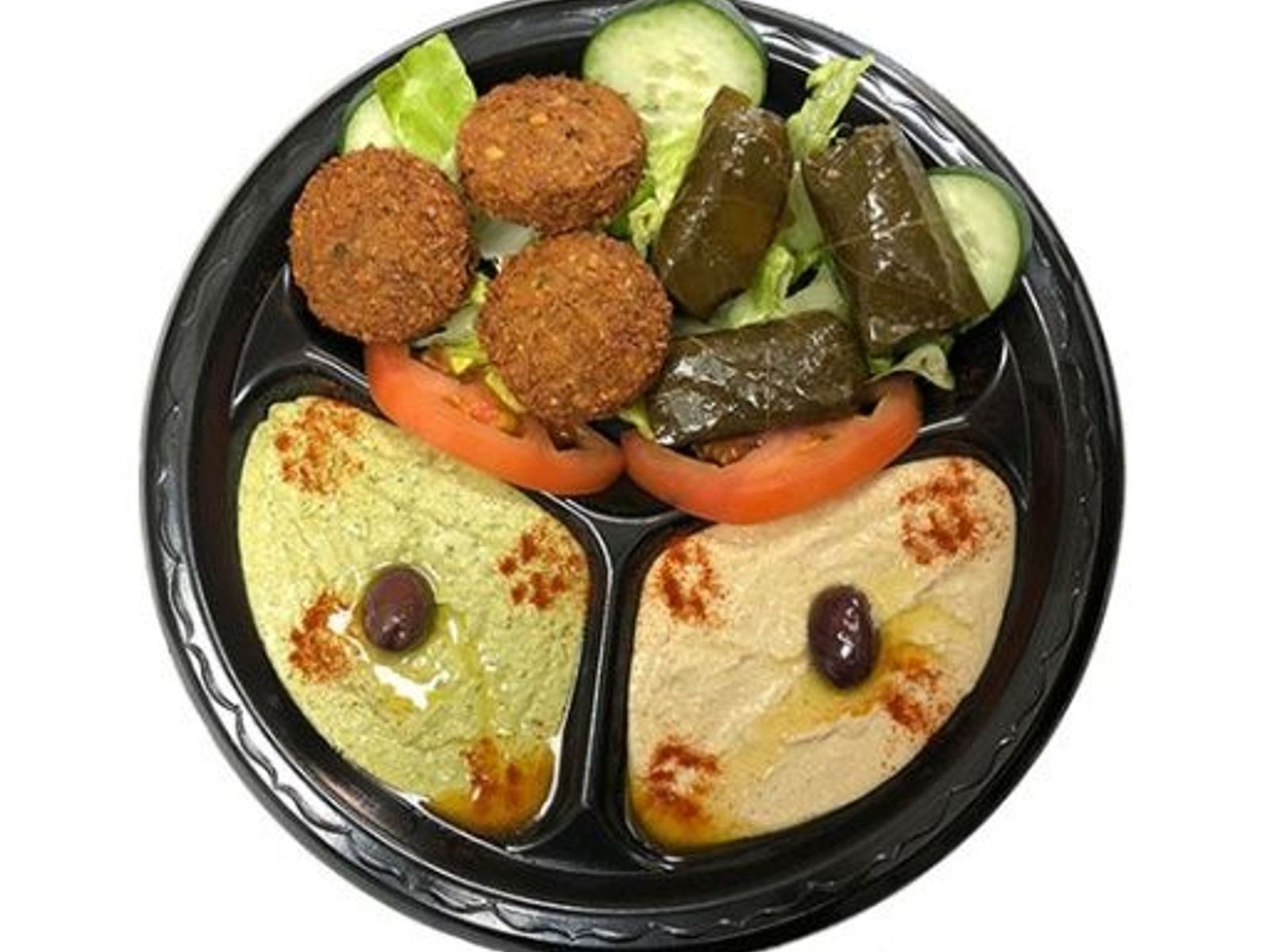 Order VEGETARIAN PLATE food online from Chicago Gyros store, Phoenix on bringmethat.com