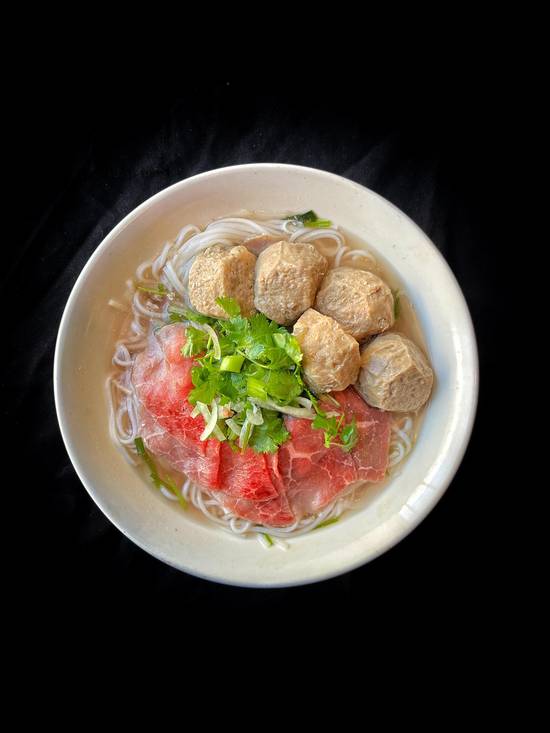 Order 20. Rare Steak and Meatball food online from Pho Hana Restaurant store, Torrance on bringmethat.com