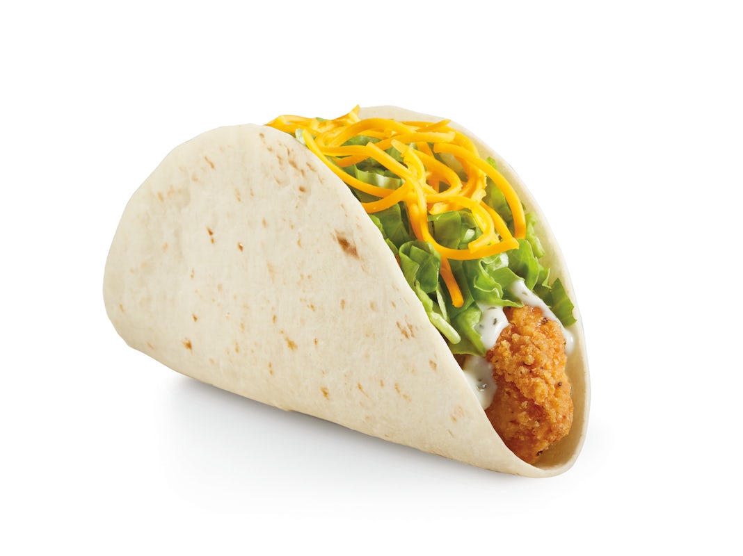 Order Crispy Chicken Taco food online from Del Taco store, Glendale on bringmethat.com