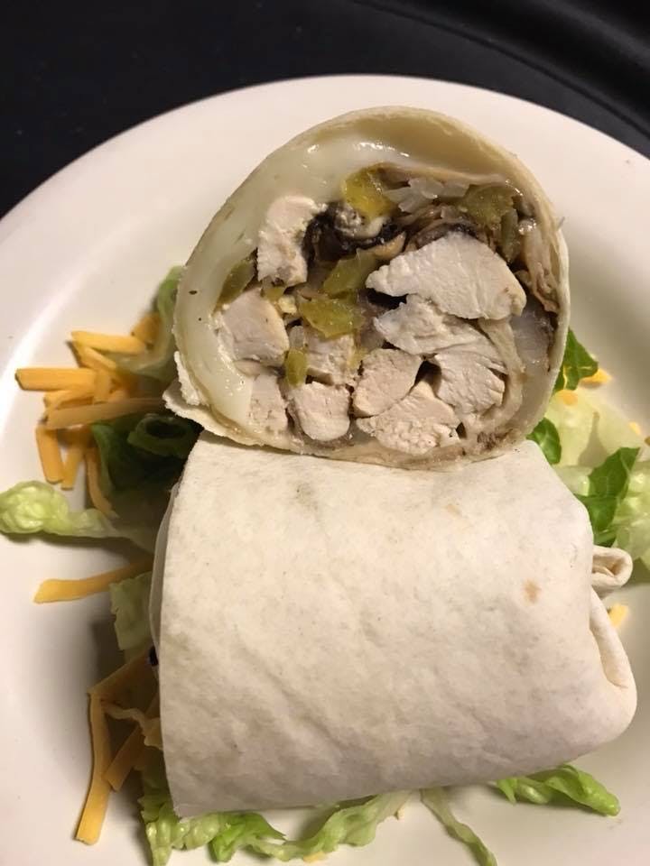Order Chicken Caesar Wrap - Wrap food online from Alfredo Brick Oven Pizza store, Hazle Township on bringmethat.com