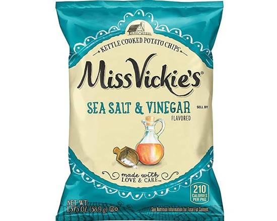 Order Ms. Vickie's Sea Salt & Vinegar Potato Chips food online from Curry Up Now store, Lafayette on bringmethat.com