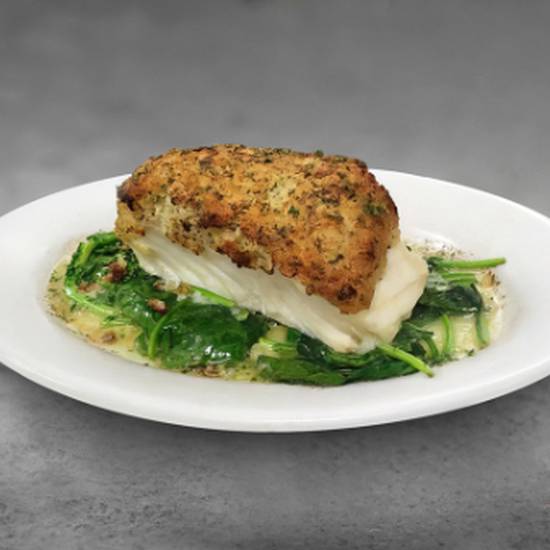 Order Garlic Crusted Sea Bass food online from Ruth's Chris Steak House store, Kennesaw on bringmethat.com