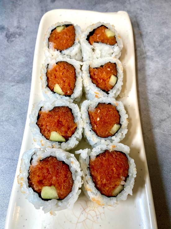 Order Spicy Tuna Roll food online from Ichiban Japanese & Sushi Restaurant store, Brea on bringmethat.com
