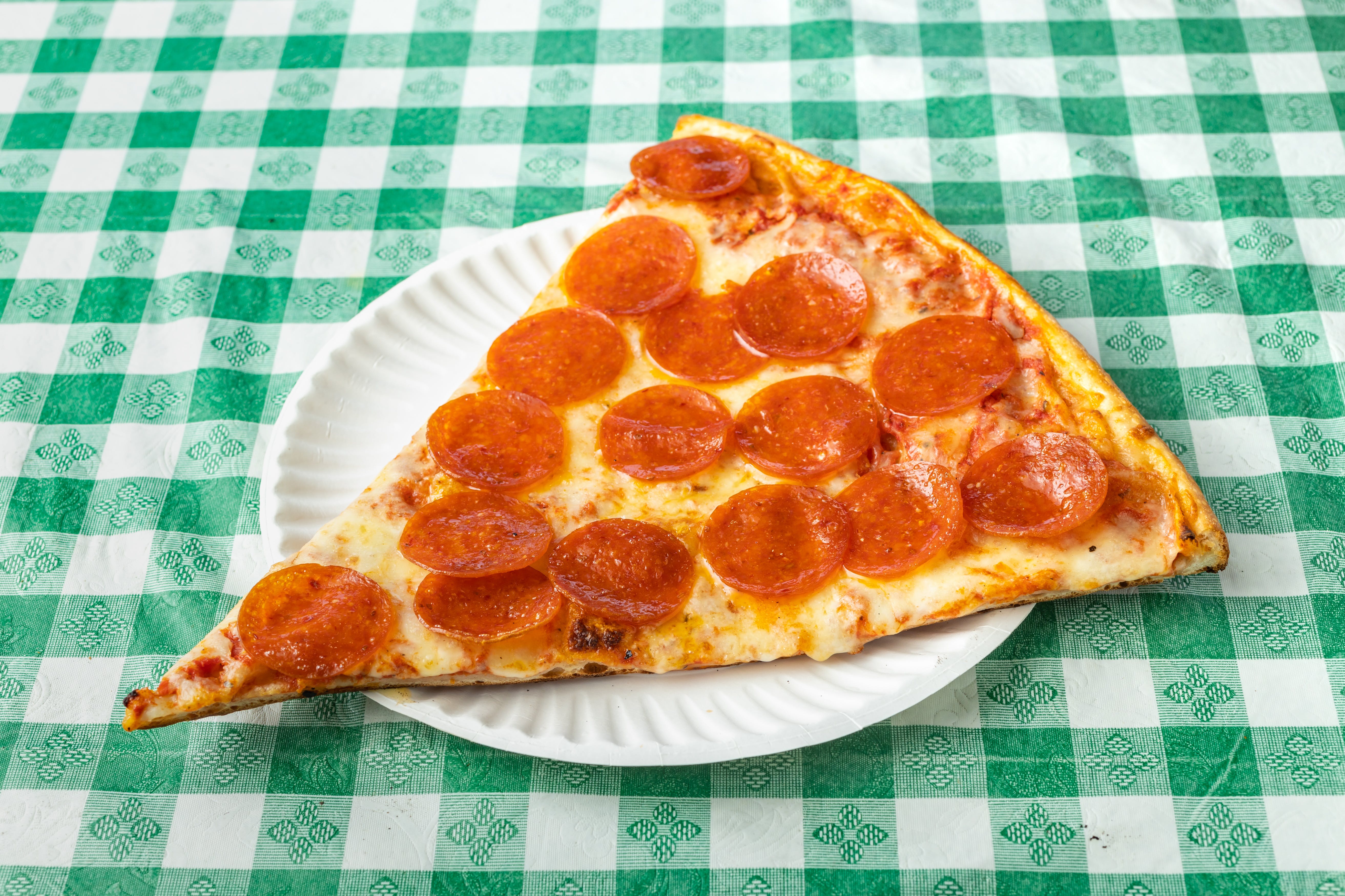 Order Pepperoni Pizza Slice - Slice food online from Mr G's Pizzeria & Restaurant store, Lindenhurst on bringmethat.com