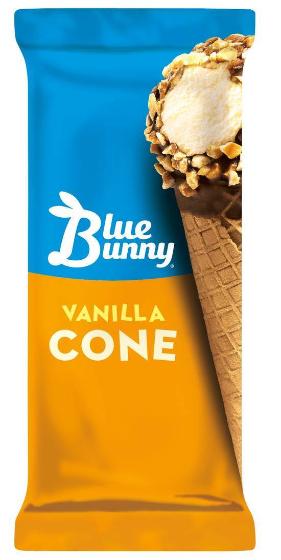 Order Blue Bunny Vanilla Cone food online from Huck Market store, Mt Zion on bringmethat.com