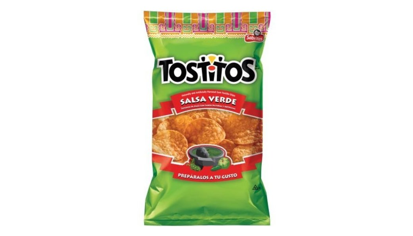 Order Tostitos Salsa Verde Chips 8oz Bag food online from M & M Liquor & Jr Market store, Anaheim on bringmethat.com