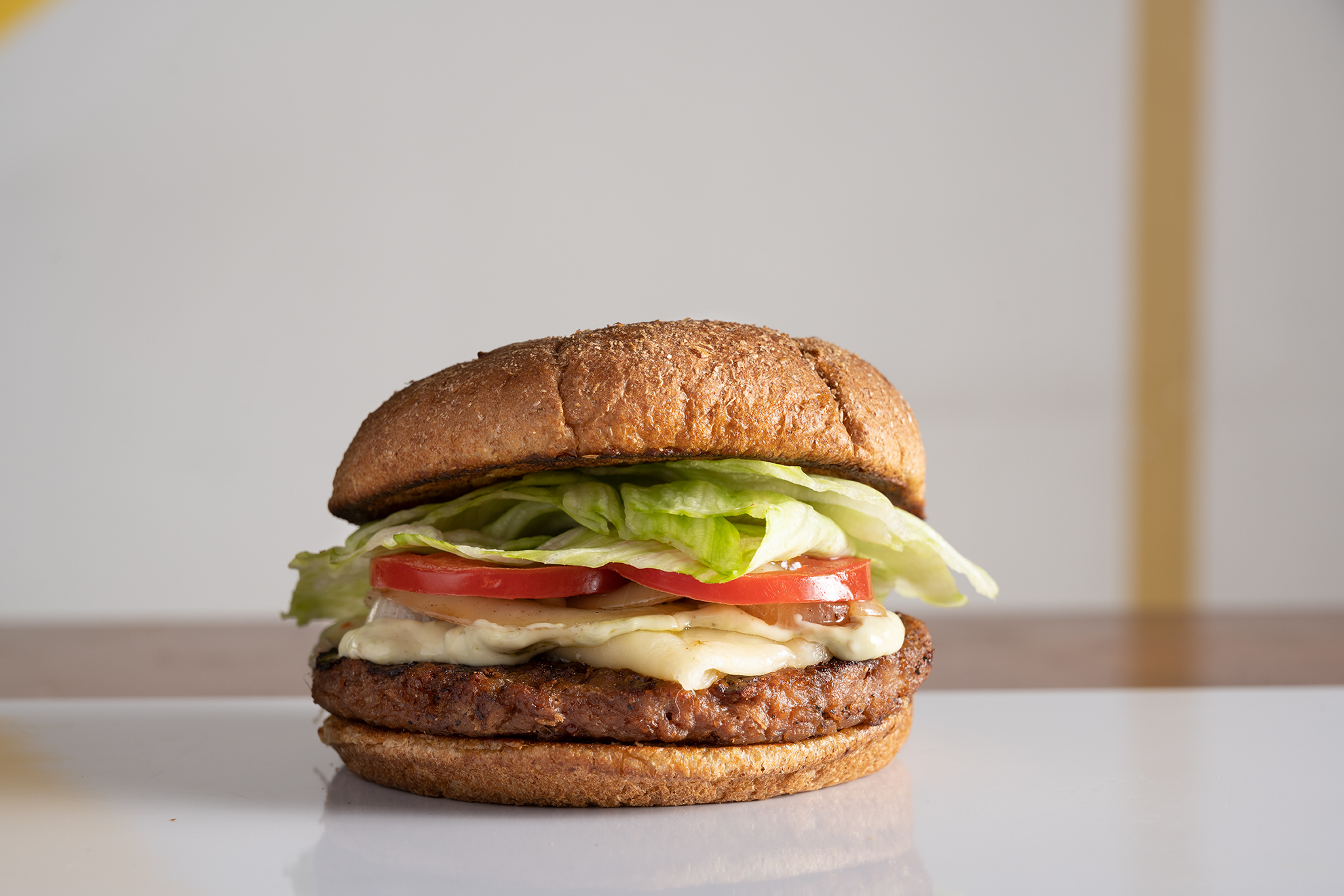 Order A4) White Rabbit's Beyond Veggie Burger food online from Alice St Bakery Café store, Oakland on bringmethat.com