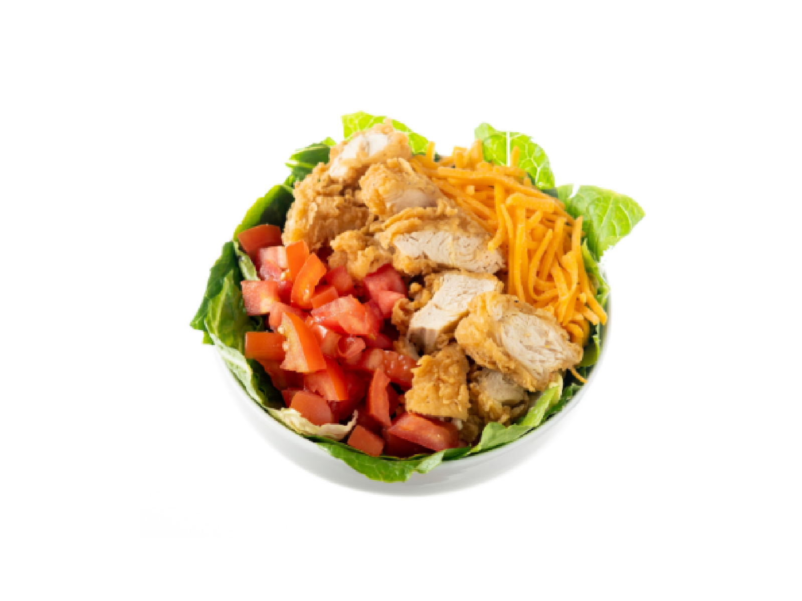 Order Crispy Chicken Tender Salad food online from T & S Soul Food And Carryout store, Gwynn Oak on bringmethat.com