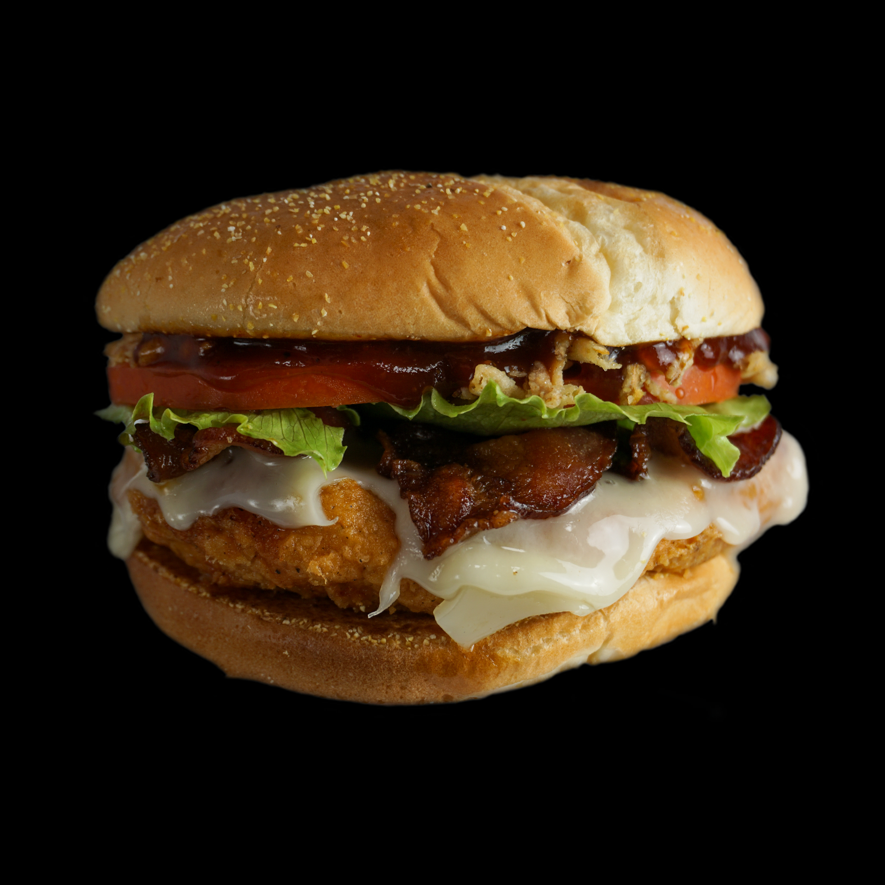 Order Barbecue Bacon Swiss Chicken food online from Burger House store, Eugene on bringmethat.com