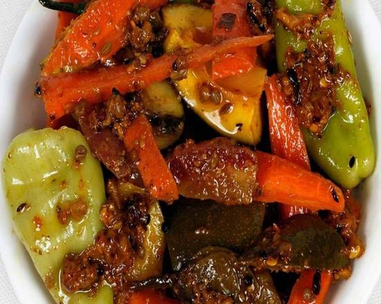 Order Mixed Spicy Pickle (V) food online from Rajput Indian Cuisine store, Norfolk on bringmethat.com