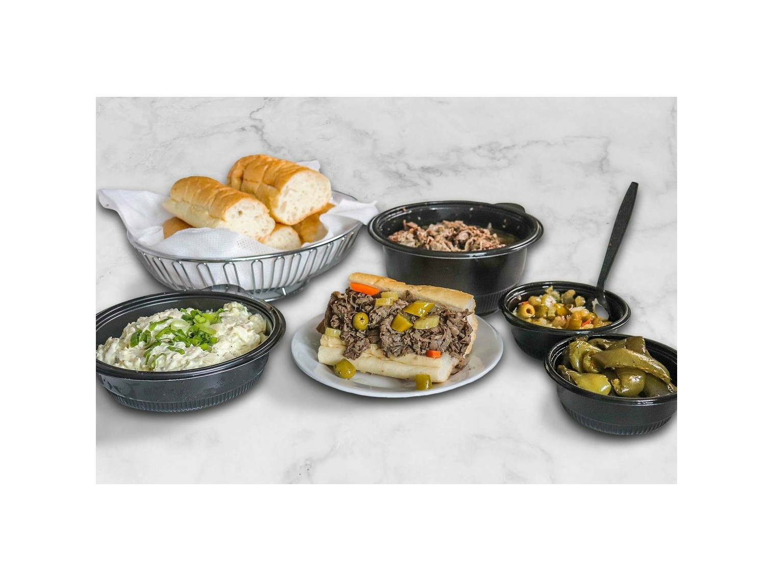 Order Buona Beef (5 Pack) food online from Buona - Orland Park store, Orland Park on bringmethat.com