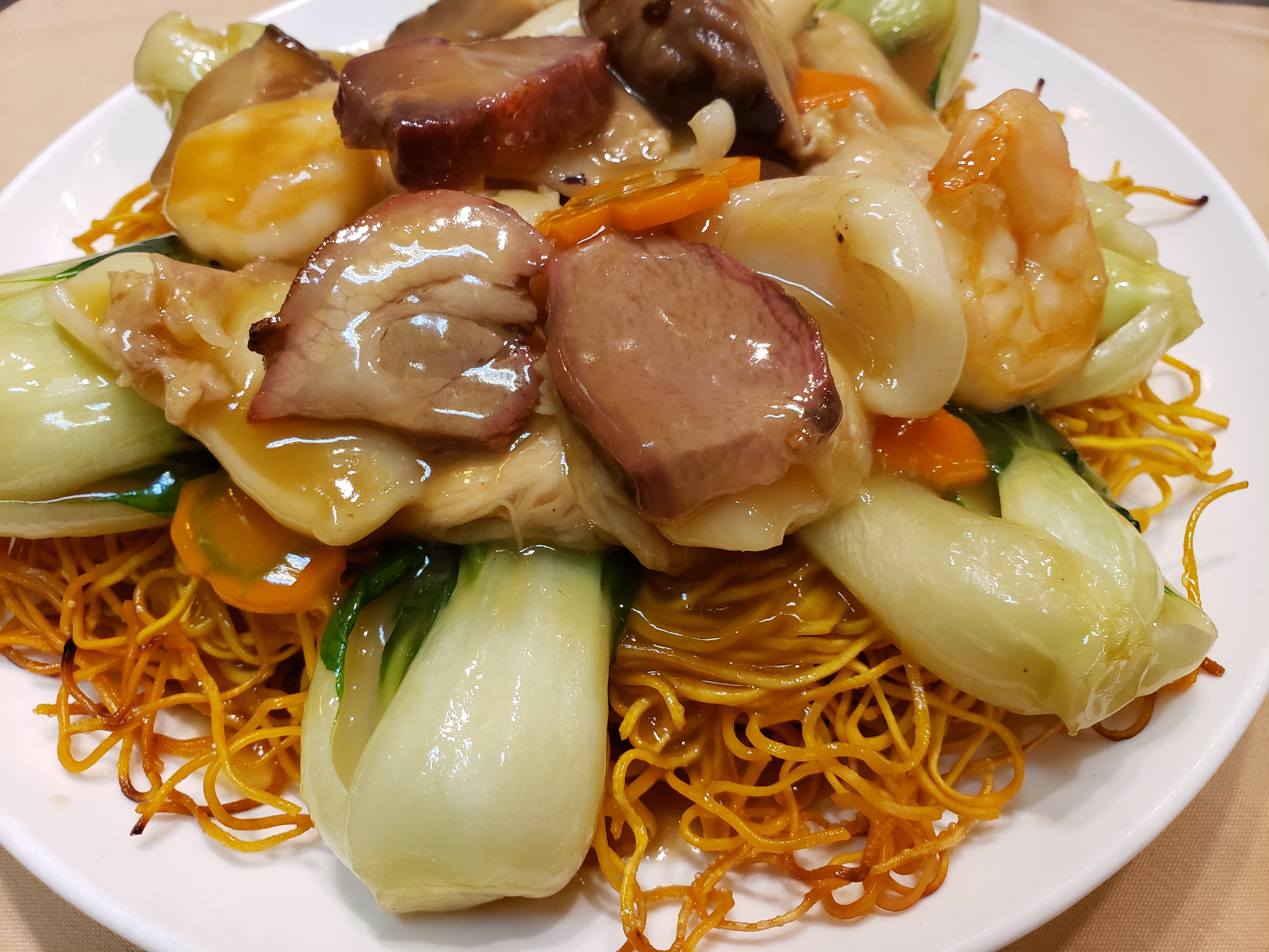 Order House Special Pan Fried Noodle food online from Asian Pearl store, Richmond on bringmethat.com