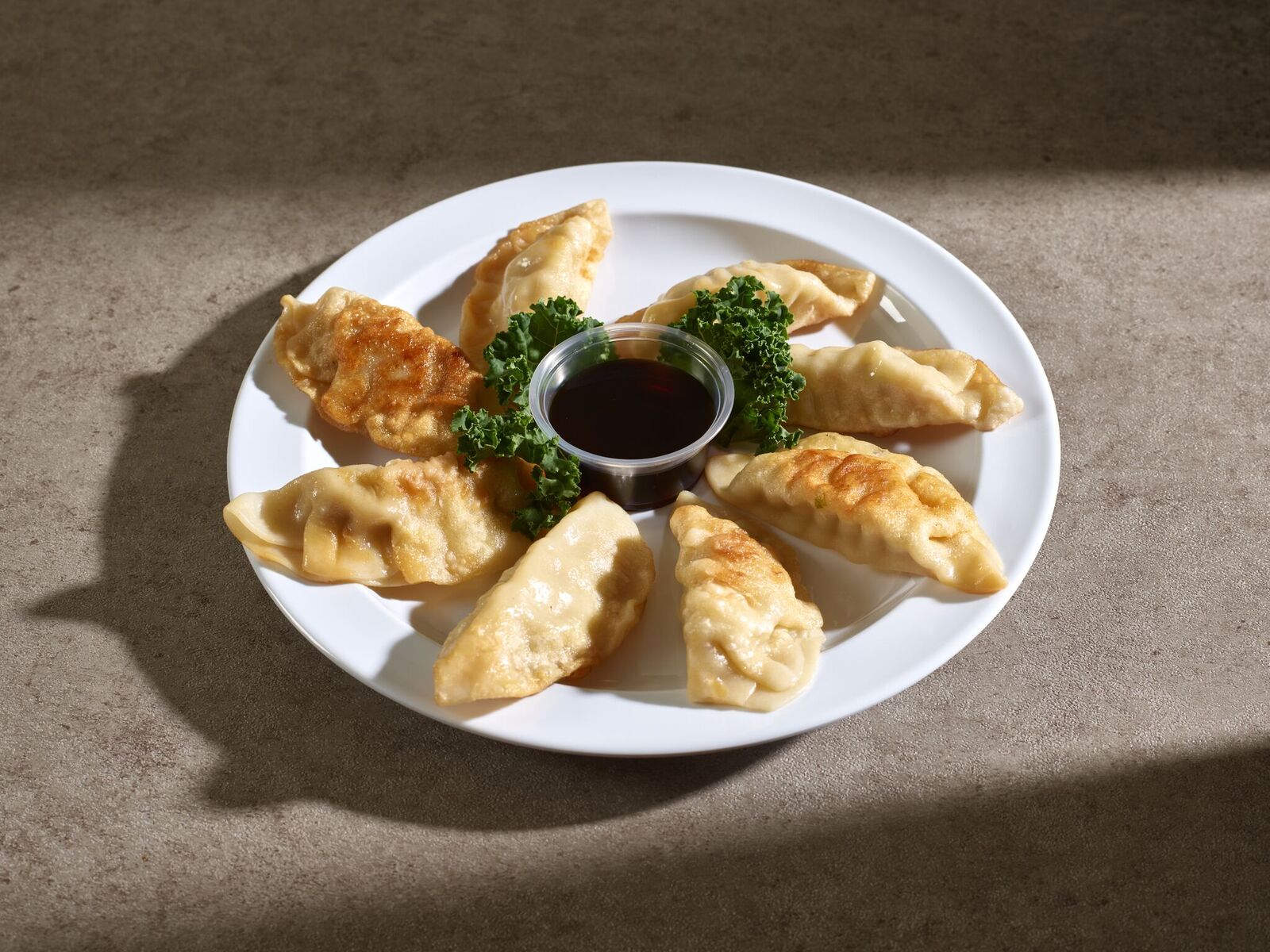 Order 8. Fried Dumplings food online from Hong Kong City Chinese Restaurant store, Decatur on bringmethat.com