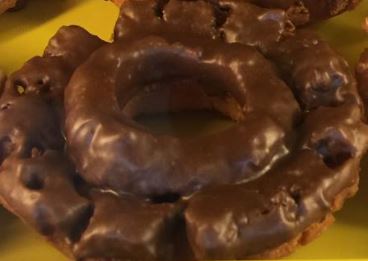 Order Chocolate Old Fashioned Donut food online from Sophe Donuts store, Covina on bringmethat.com