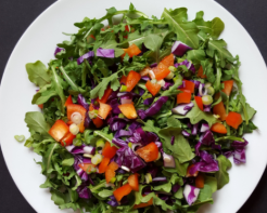 Order Organic Arugula and Kale Salad food online from Italian Delights & Pizzas store, Los Angeles on bringmethat.com