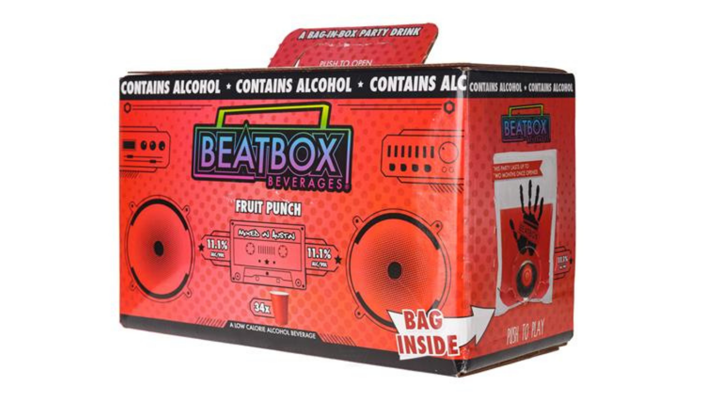 Order BeatBox Beverages Fruit Punch 5L Box food online from Liquor Palace store, Burbank on bringmethat.com