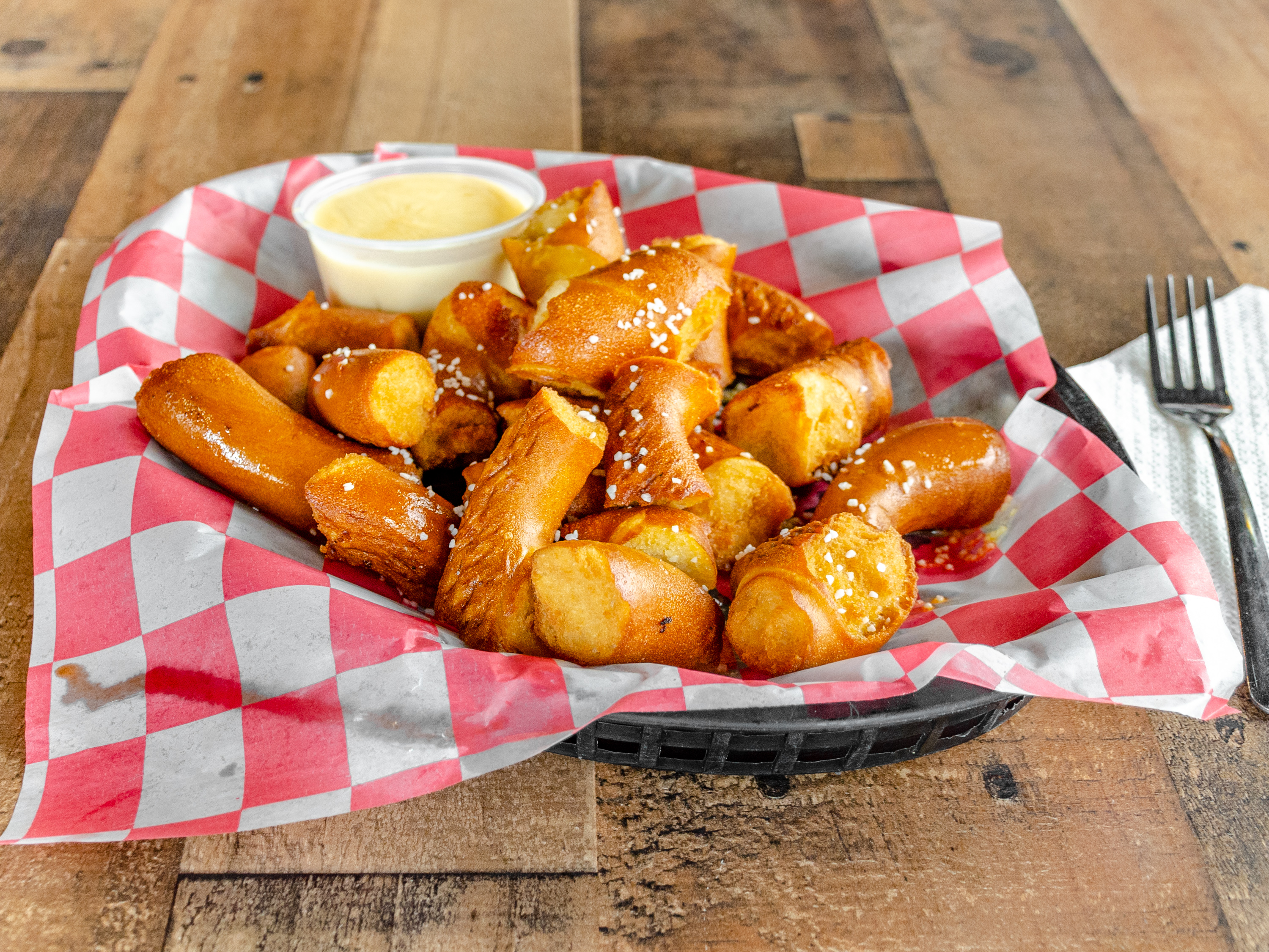 Order Bar Pretzels with Queso food online from Cbcb Bar & Grill store, Dayton on bringmethat.com