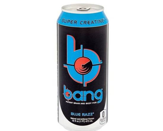 Order Bang Blue Razz (16 oz) food online from Shell store, Gaithersburg on bringmethat.com